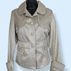 Giancarlo Ferrari Golden Buttoned Jacket